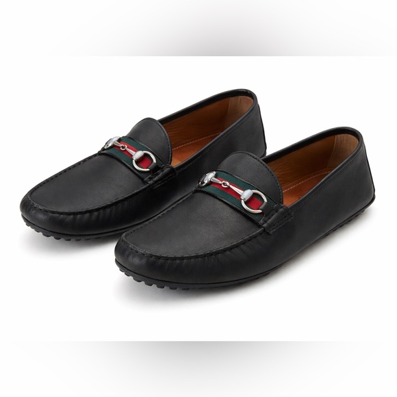 Nordstrom Other - Gucci Horsebit Driver Loafers Black Leather Men’s 10G (US 11.5) Box & Tote